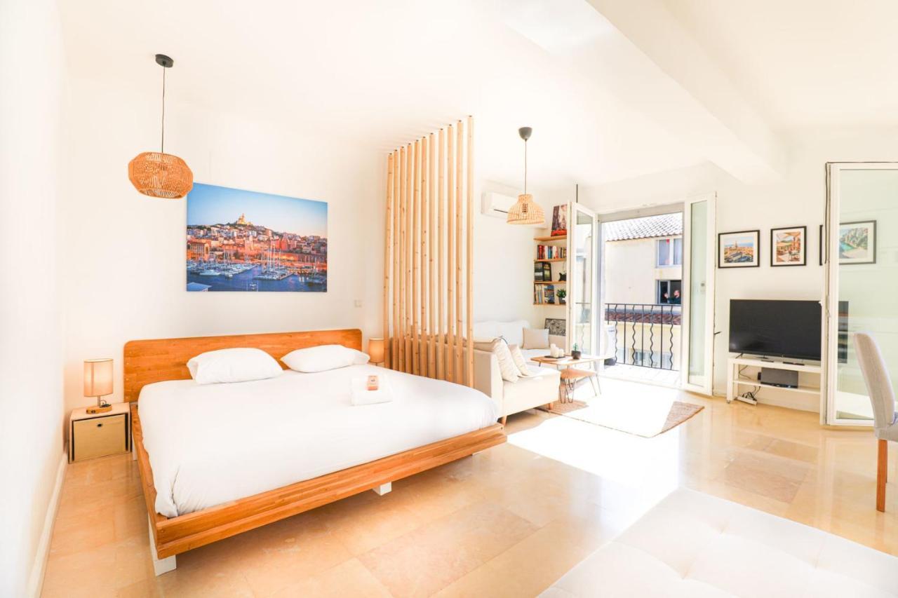 Apartament Le Pytheas - Vue Vieux-Port Avec Terrasse Et Clim Marsylia Zewnętrze zdjęcie