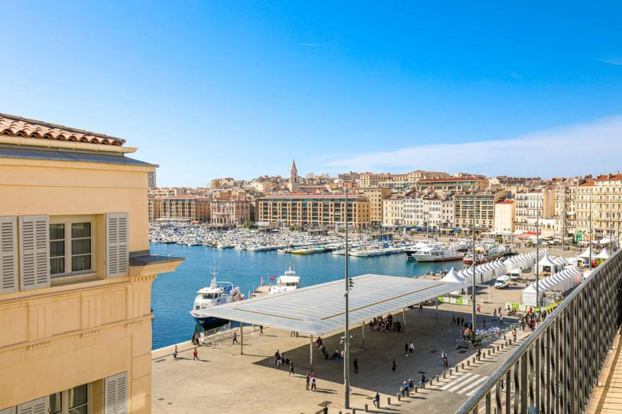 Apartament Le Pytheas - Vue Vieux-Port Avec Terrasse Et Clim Marsylia Zewnętrze zdjęcie
