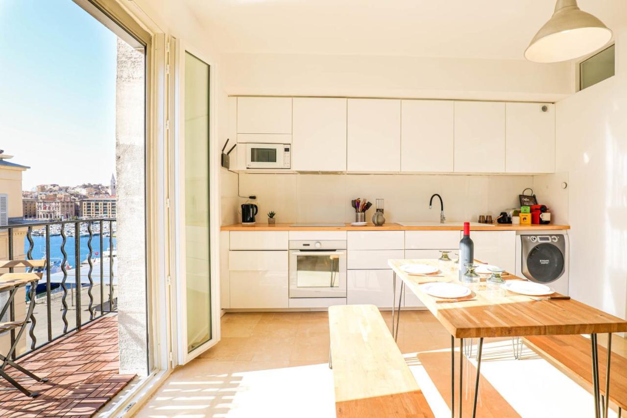 Apartament Le Pytheas - Vue Vieux-Port Avec Terrasse Et Clim Marsylia Zewnętrze zdjęcie